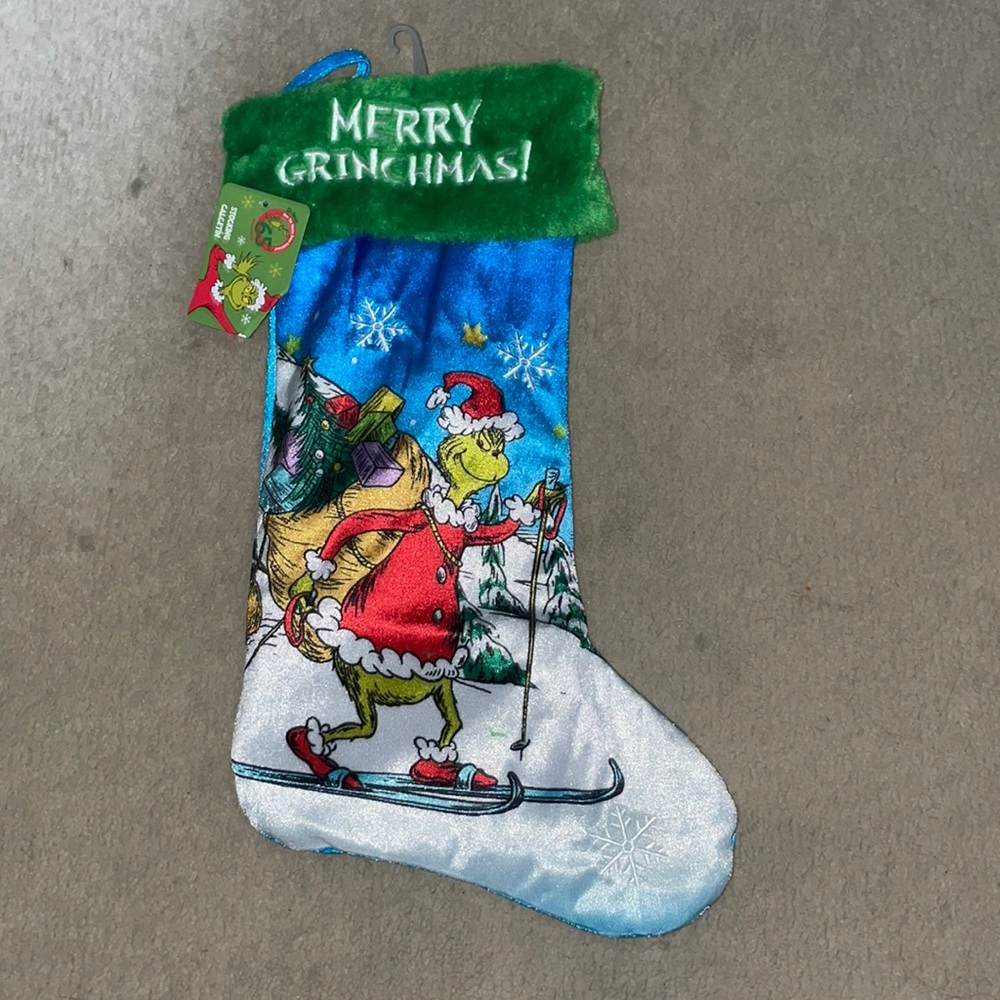 NWT Merry Grinchmas stocking